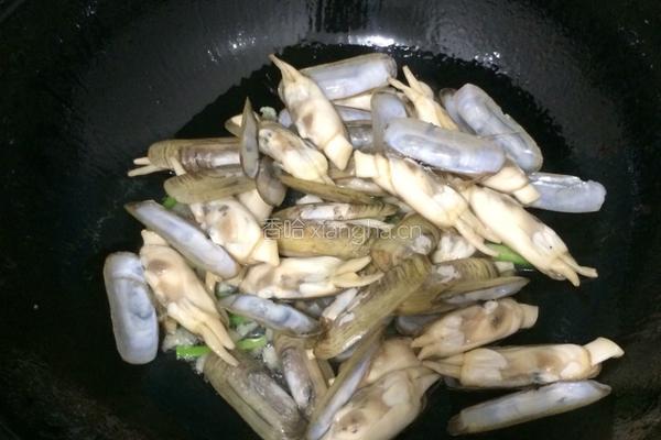 爆炒蚶子的做法图解6