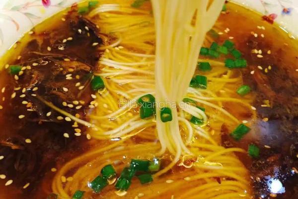 鸡纵菌面的做法图解4