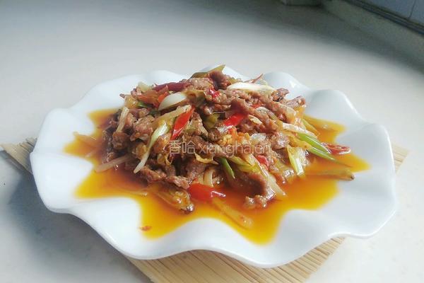 泡椒牛肉丝的做法图解9