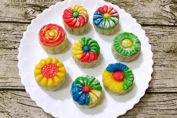 冰皮红豆沙月饼的做法图解23