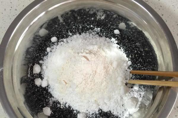 黑芝麻馅的做法图解4