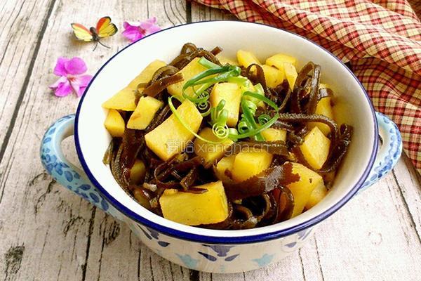 土豆炖海带的做法图解6
