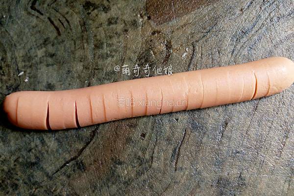 太阳花火腿煎蛋的做法图解4
