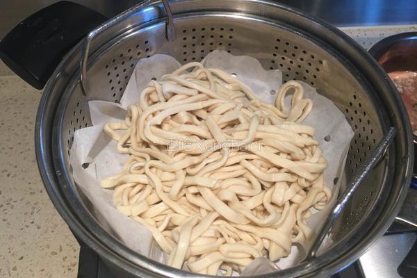 豆角蒸面条的做法图解3