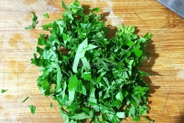 益母草煎蛋的做法图解3