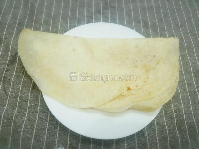 准备好烙饼。