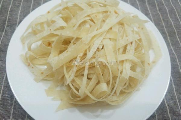 炒烙饼的做法图解3
