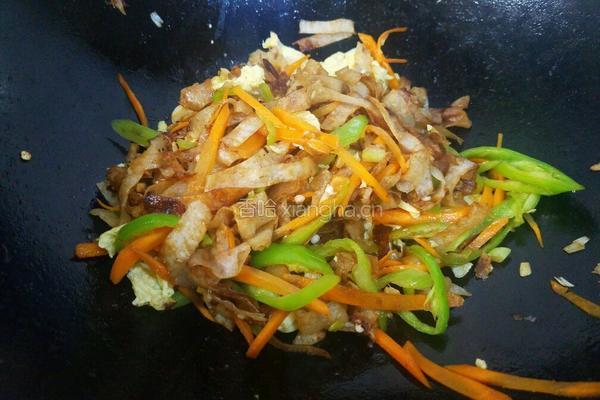 炒烙饼的做法图解10