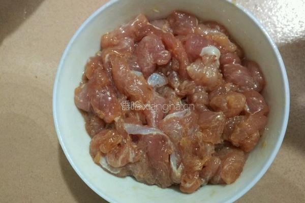 木瓜炒肉片的做法图解2
