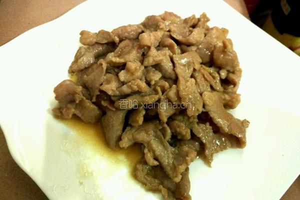 木瓜炒肉片的做法图解5