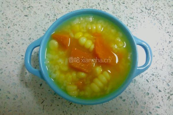 南瓜玉米粥的做法图解9