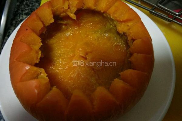 南瓜盅饭的做法图解6