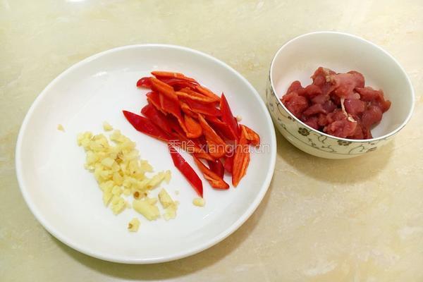 肉炒丝瓜的做法图解2