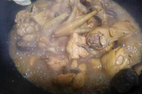 香菇黄焖鸡的做法图解11