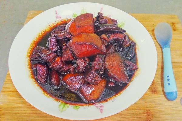 红烧牛肉炖萝卜的做法图解13