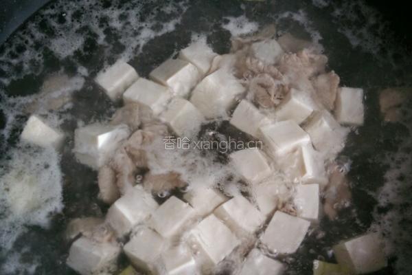 豆腐肉片汤的做法图解5