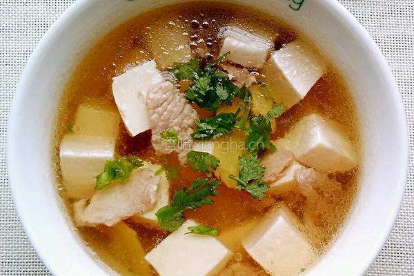 豆腐肉片汤的做法图解7