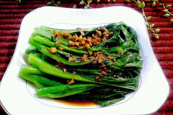 白灼菜心的做法图解7