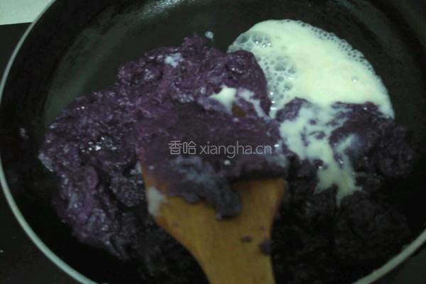 紫薯馅的做法图解4