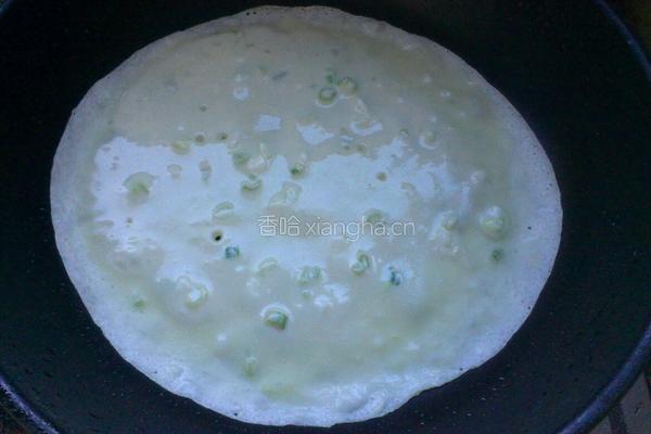 鸡蛋面糊饼的做法图解5