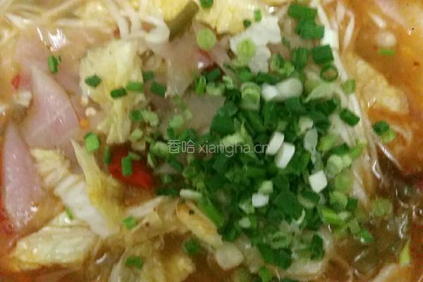 泡菜煮面的做法图解11