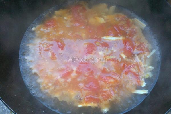 酸辣豆腐汤的做法图解3