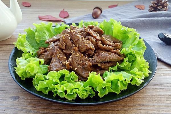 孜然嫩牛肉的做法图解6