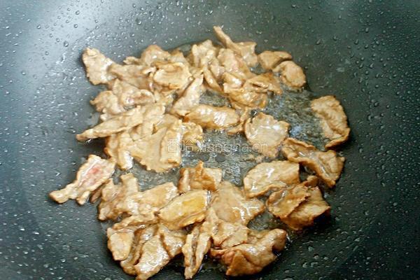 孜然嫩牛肉的做法图解4
