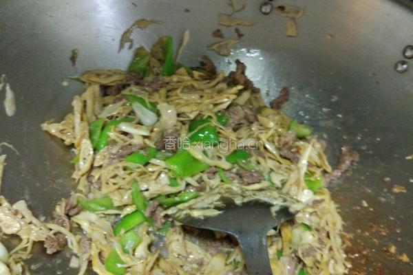 干笋烧牛肉的做法图解8