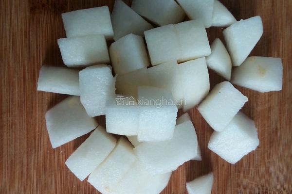 冰糖雪梨粥的做法图解3
