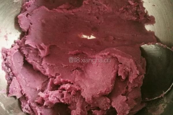 紫薯糯米糍的做法图解2