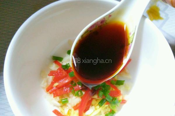 捞汁金针菇的做法图解3