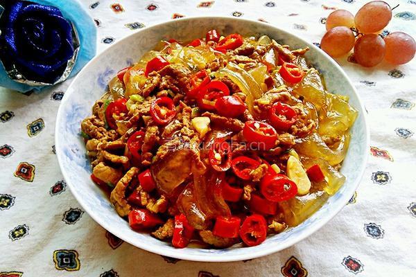 辣皮肉丝