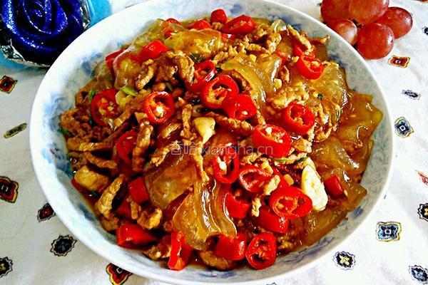 辣皮肉丝的做法图解8