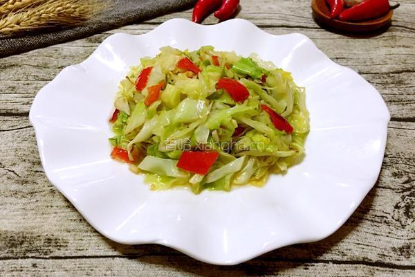 火爆圆白菜的做法图解9