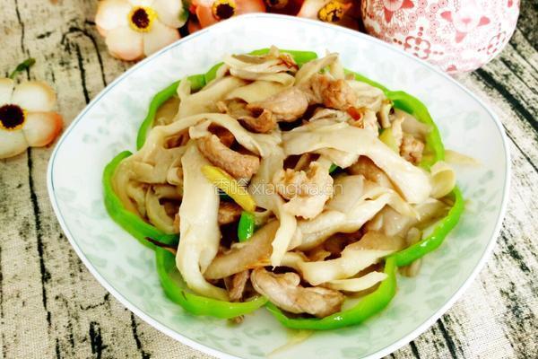 肉丝蘑菇的做法图解9