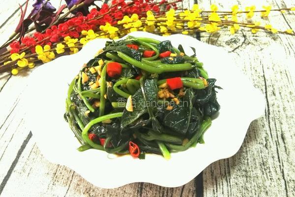 凉拌地瓜叶的做法图解6