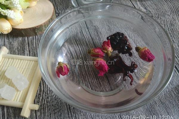 洛神玫瑰花茶的做法图解3