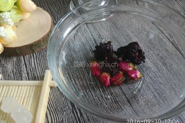 洛神玫瑰花茶的做法图解4