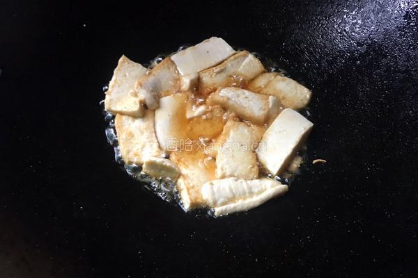 白菜烧豆腐的做法图解4