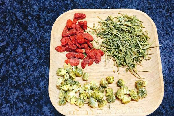 枸杞菊花金银花茶的做法图解1