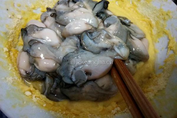 酥炸生蚝的做法图解3
