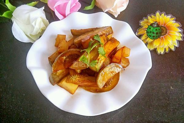 东北扒茄子土豆的做法图解9
