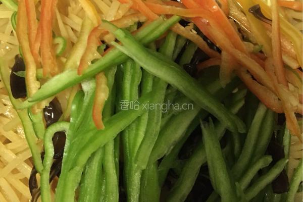 土豆丝炒粉条的做法图解6