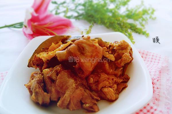 南瓜炖鸡