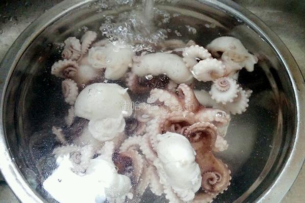 墨鱼仔炒韭菜的做法图解4