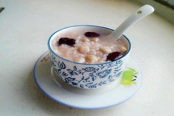 花生红枣粥的做法图解6