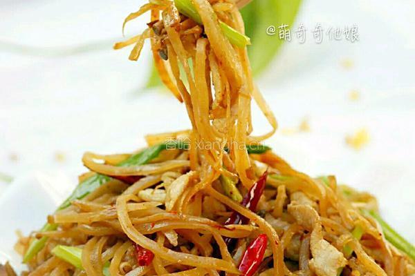 肉炒大头菜的做法图解1