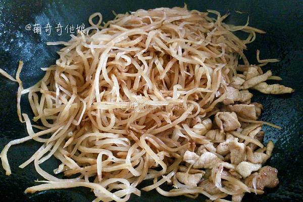 肉炒大头菜的做法图解6