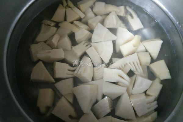 竹笋炖鸡的做法图解4